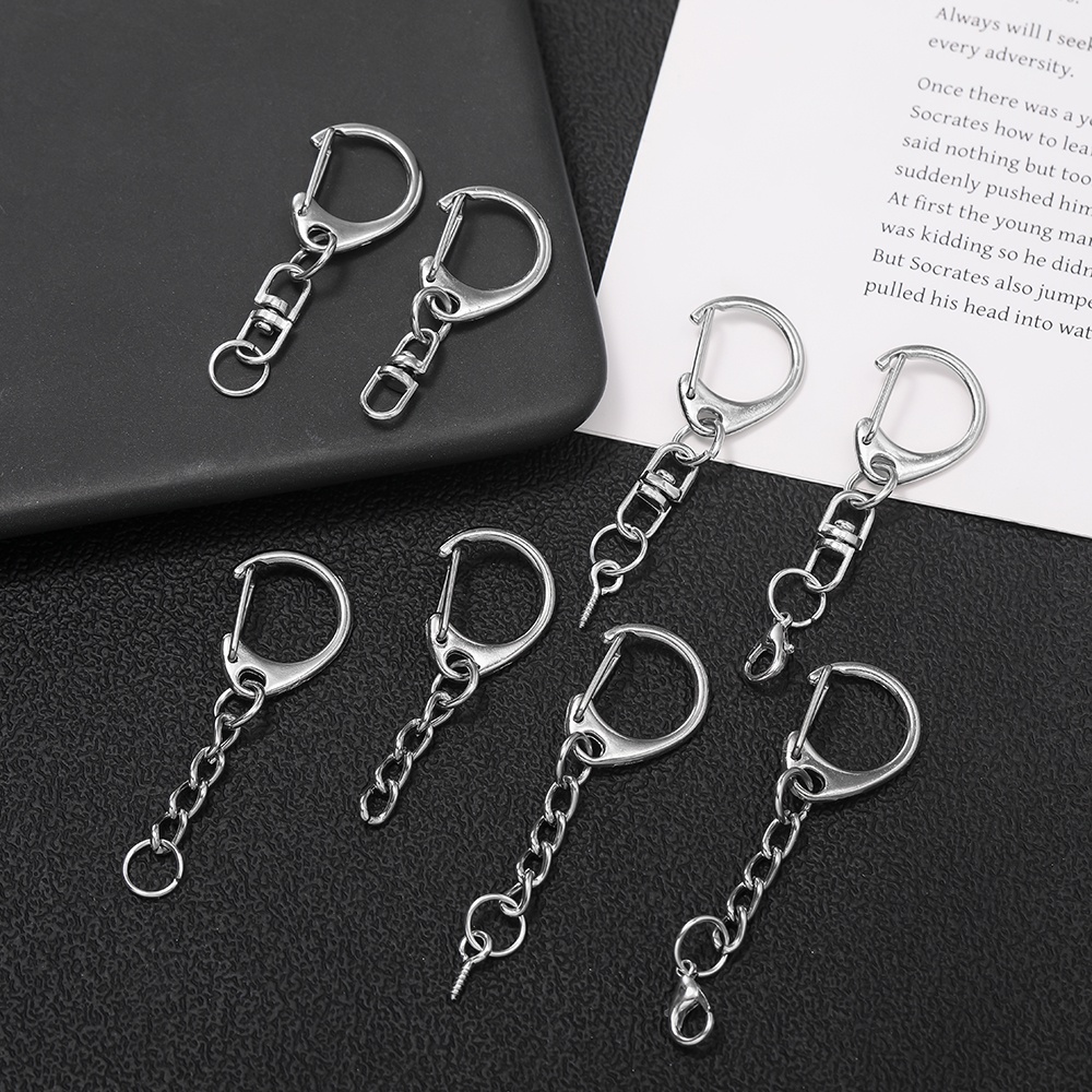 Jewelry Making Kit For Beginners - 10pcs 랍스터 클로 클래스프 키링 C형