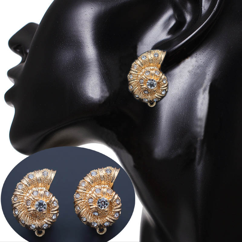Jewelry Making Dubai - 10쌍 귀걸이 연결 장식 달팽이 참
