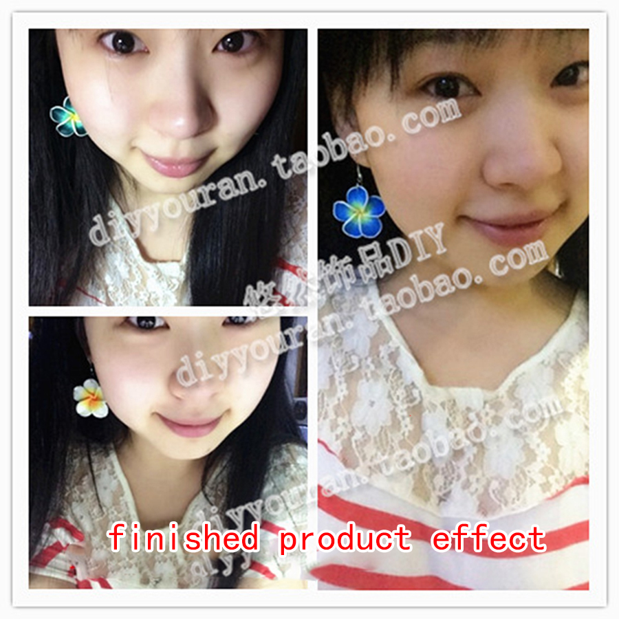 폴리머 클레이 발리 프랑지파니 플루메리아 꽃 매력적인  - Jewelry Making In Bali 리뷰 및 가격