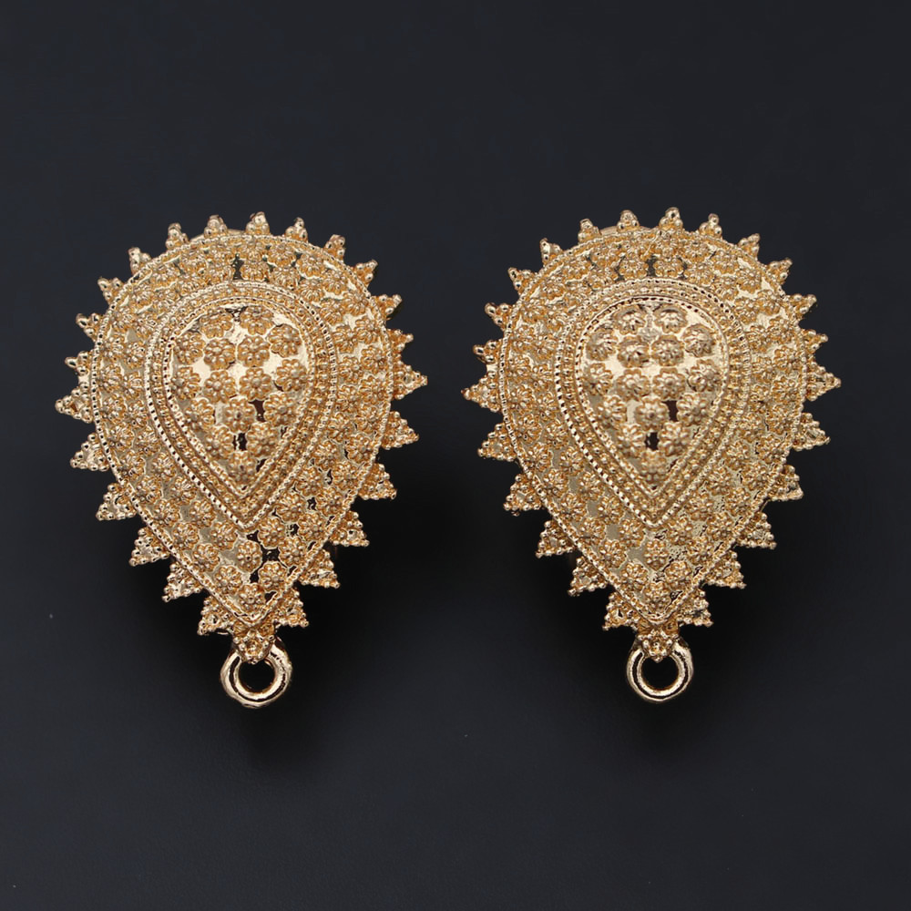 10쌍 귀걸이 포스트, 루프형 행거 드롭 모양 베이스  - Jewelry Making Dubai 리뷰 및 가격