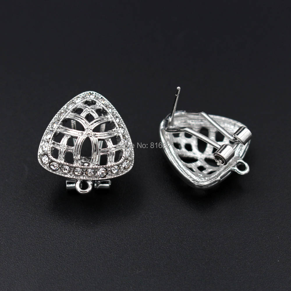 10쌍 귀걸이 포스트(루프형 걸이 포함) CZ 필리그리 - Jewelry Making Dubai 리뷰 및 가격