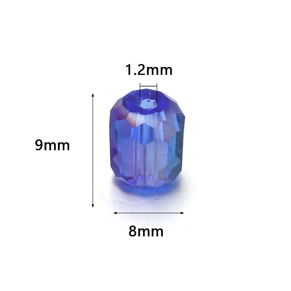 20개 8mm 원통형 면처리 크리스탈 비즈 라운드 배럴 - Jewelry Making Beginners 리뷰 및 가격