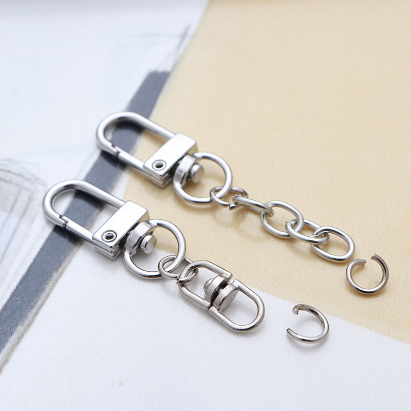 5Pcs 골드 스테인레스 스틸 회전 열쇠 고리 키 체인 - Jewelry Making Kit For Beginners 리뷰 및 가격