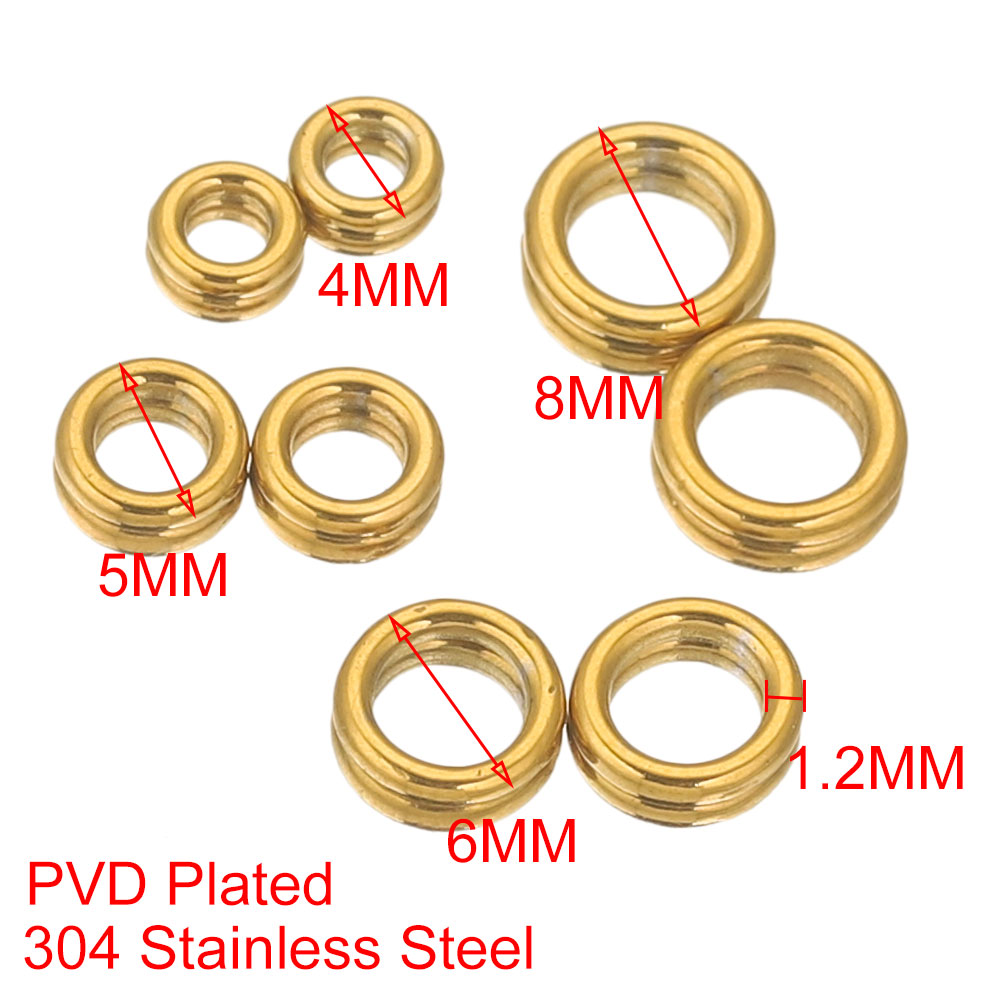 스테인리스 스틸 폐쇄 점프 링 분할 링 두꺼운 커넥터, - Jewelry Making Kit For Beginners 리뷰 및 가격
