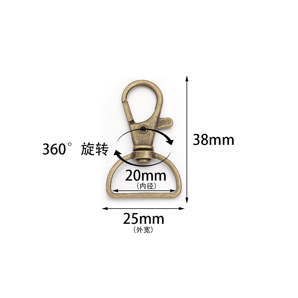 10개/세트 금속 회전식 클래스프 D링 랜야드 스냅 훅 - Jewelry Making Kit For Beginners 리뷰 및 가격