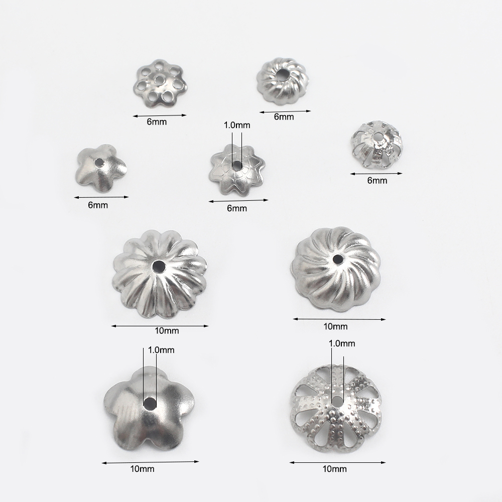 100Pcs 스페이서 비즈 모자 발리 스타일 스테인레스 - Jewelry Making In Bali 리뷰 및 가격
