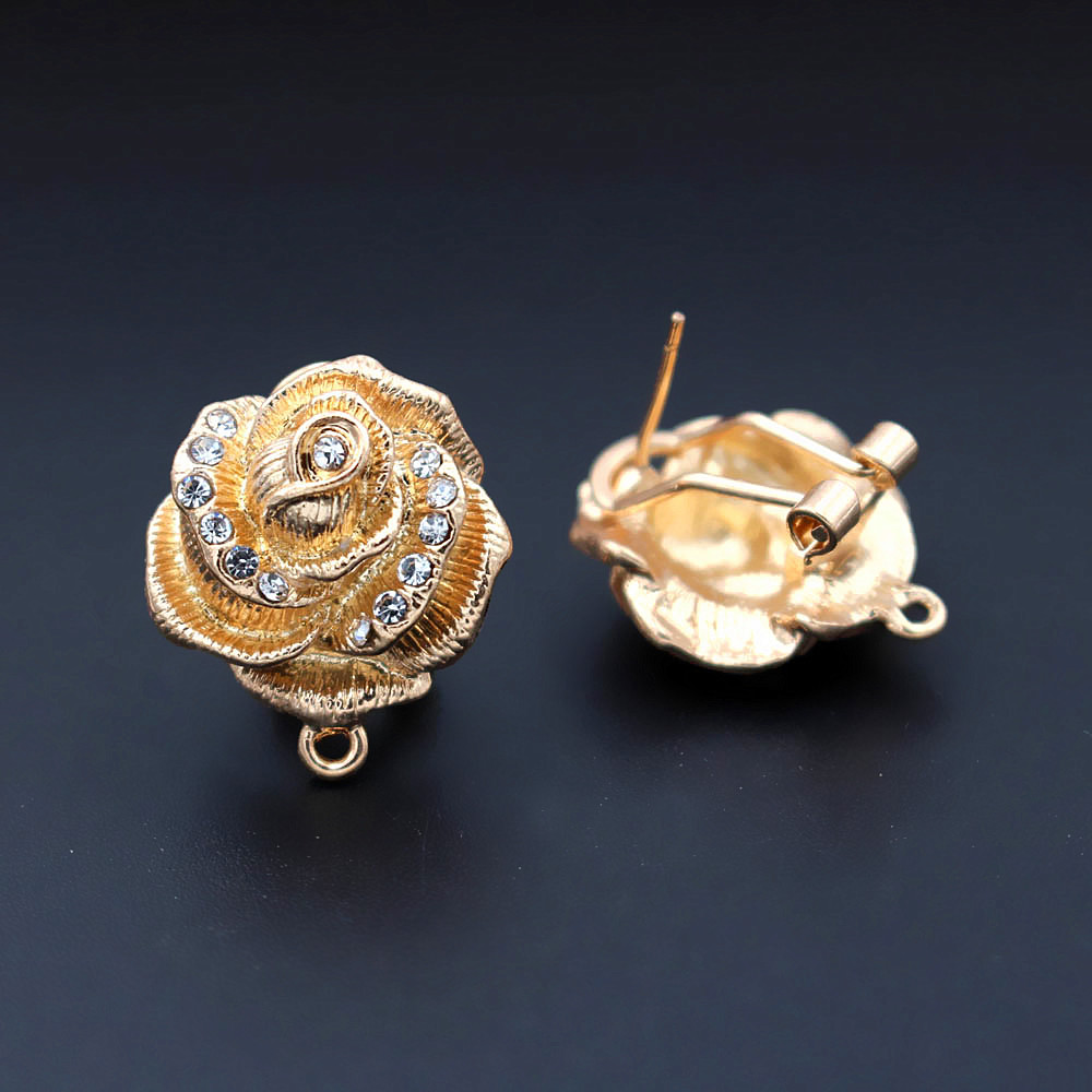 10 쌍 아프리카 귀걸이 포스트 스터드 루프 커넥터 포 - Jewelry Making Dubai 리뷰 및 가격
