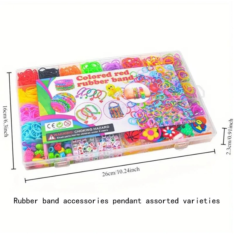 4300개 이상의 32가지 색상의 화려한 고무줄 모음- - Jewelry Making Kit For Beginners 리뷰 및 가격