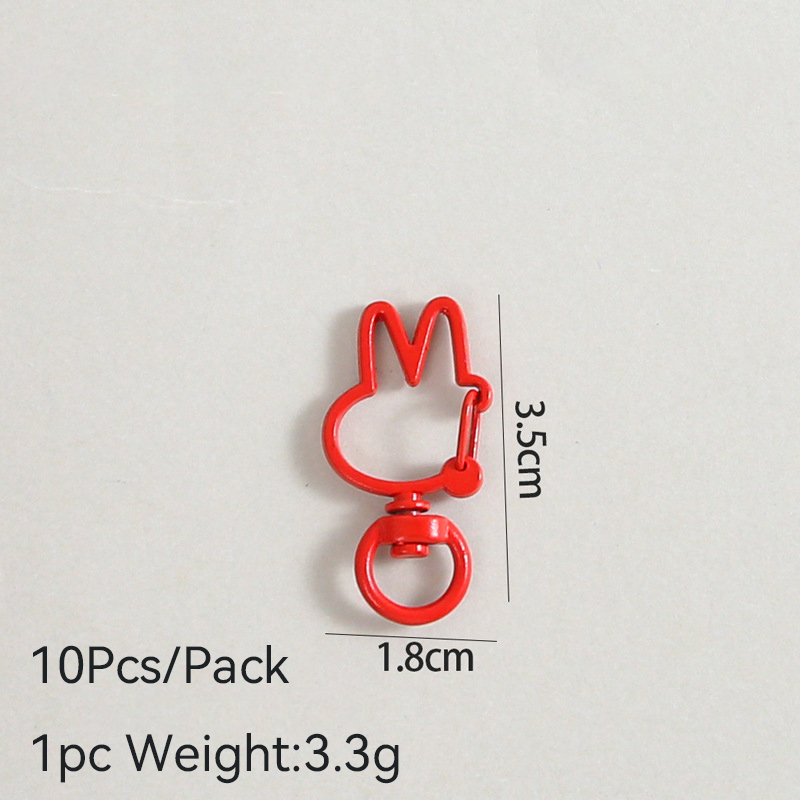 독특한 10개/팩 키링 제작용 토끼 버클 액세서리, 휴 - Jewelry Making Kit For Beginners 리뷰 및 가격