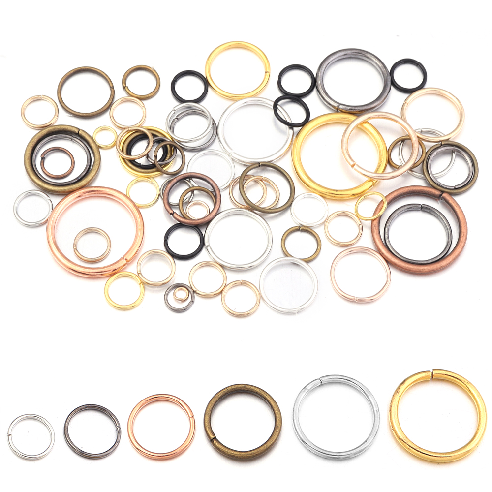50-200개/세트 3-20mm 싱글 루프 오픈 점프  - Jewelry Making Kit For Beginners 리뷰 및 가격