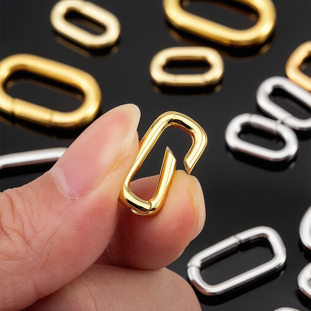 2개 18K 금도금 오벌 카라비너 목걸이 클래스프 스프 - Jewelry Making Kit For Beginners 리뷰 및 가격