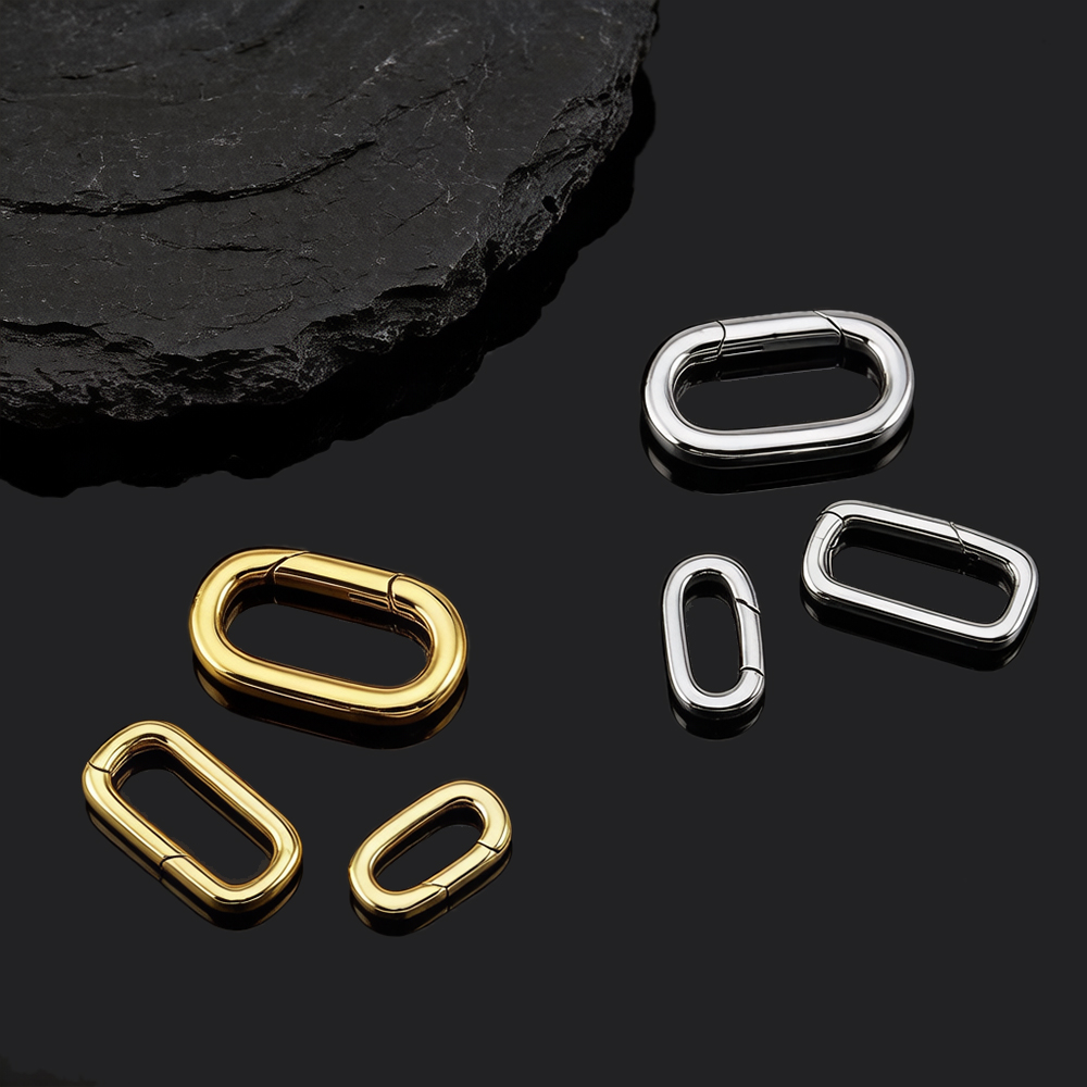2개 18K 금도금 오벌 카라비너 목걸이 클래스프 스프 - Jewelry Making Kit For Beginners 리뷰 및 가격