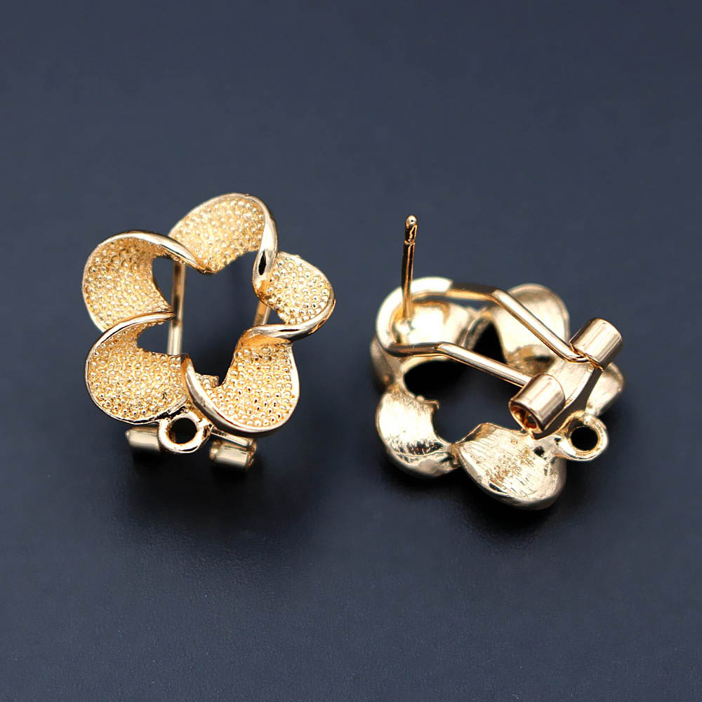 10쌍 필리그리 플라워 귀걸이 포스트형 루프 행거 DI - Jewelry Making Dubai 리뷰 및 가격